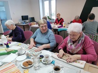 Zajęcia kreatywne dla seniorów - luty 2025