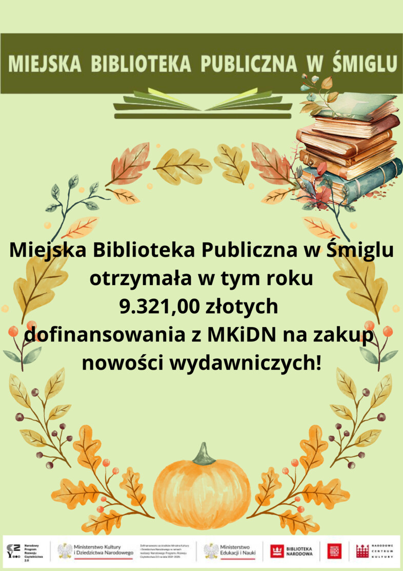 Dofinansowanie do zakupu nowości - 2025
